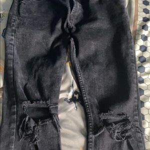 Pacsun Black distressed jeans